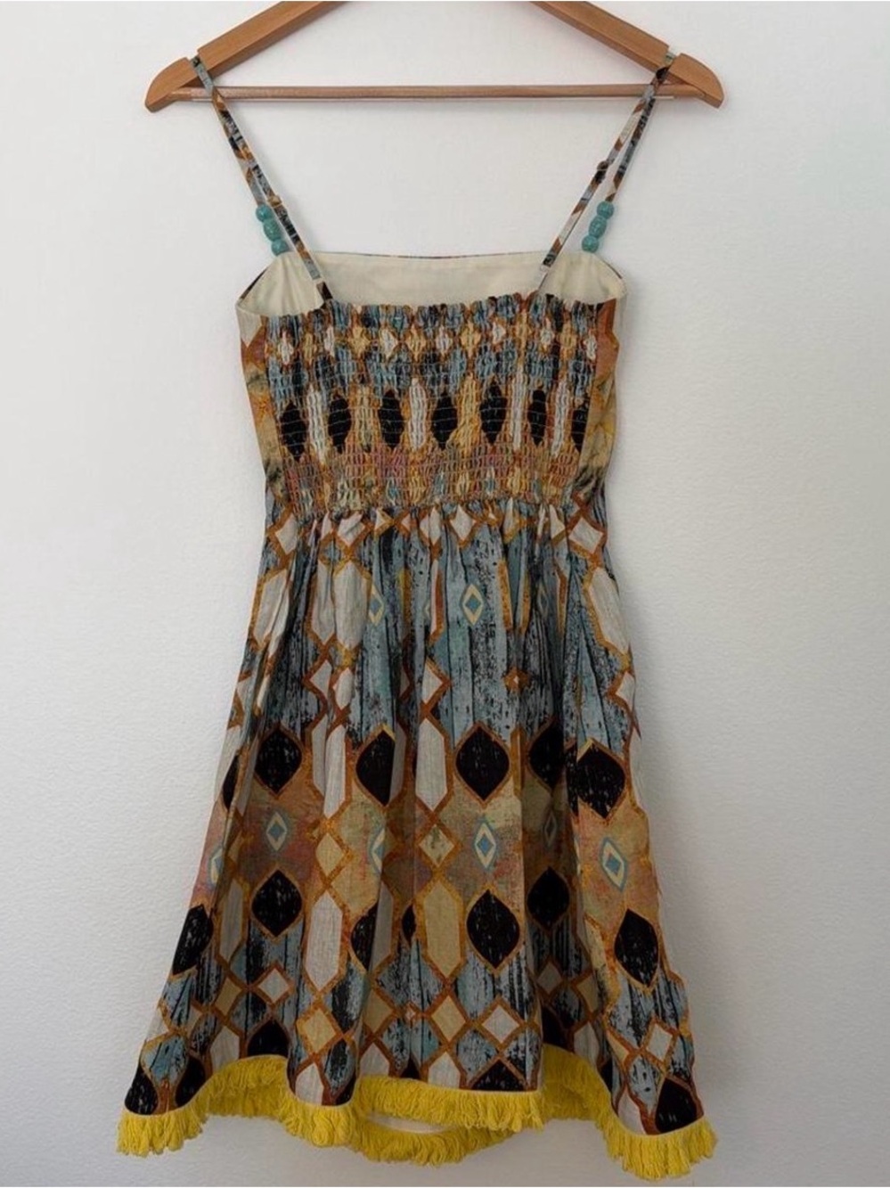 Vintage Christian Lacroix Geometric Print Summer Mini Dress - Picture 4 of 10